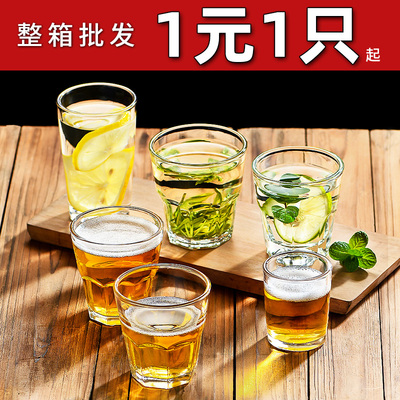 商用KTV啤酒杯钢化防摔玻璃杯