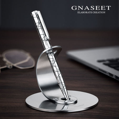 GNASEET笔架创意不锈钢笔托