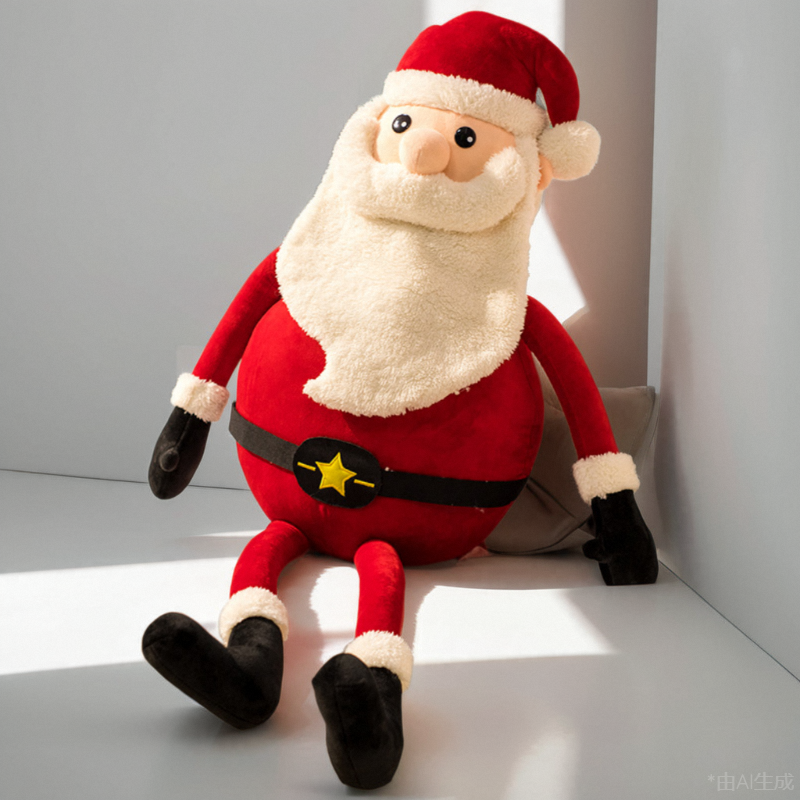 圣诞老人玩偶沙发抱枕装饰品