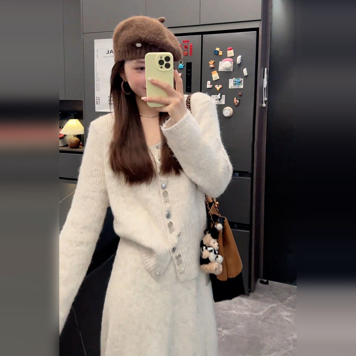 法式温柔气质针织毛衣连衣裙子女2026新款秋慵懒chic减龄内搭套装