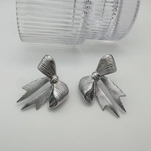 吾小历蝴蝶结耳坠小众设计感耳钉