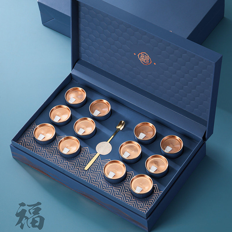 小罐装茶叶礼盒通用空盒图片