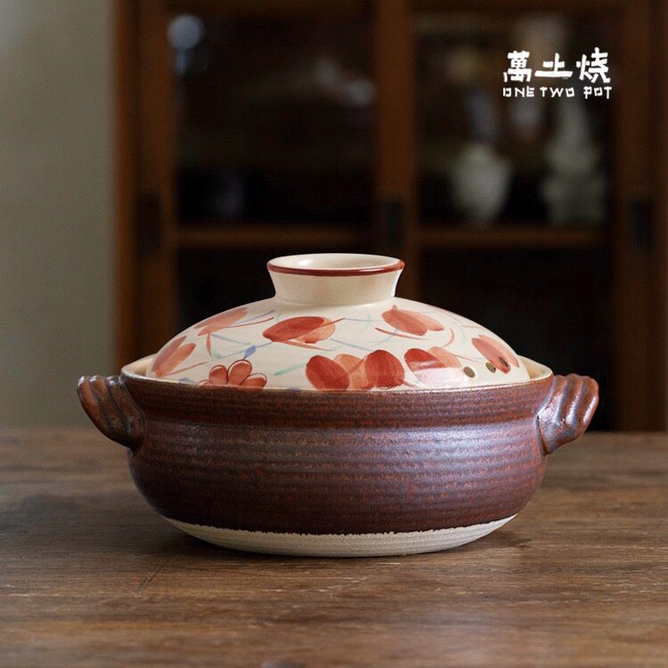 万土烧土锅家用做菜焖锅粗陶土砂锅煲仔饭干锅红烧耐高温沙锅明火