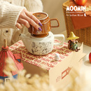 陶瓷下午茶茶具一壶一杯陶瓷茶壶茶杯 蓝莲花moomin姆明子母壶套装