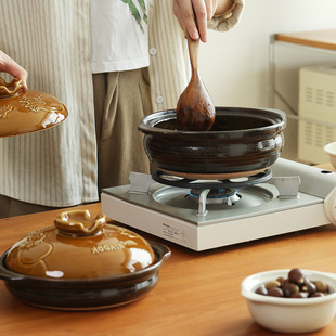 moomin姆明土锅砂锅耐高温不易裂焖饭锅煲仔饭沙锅汤锅石锅煲汤