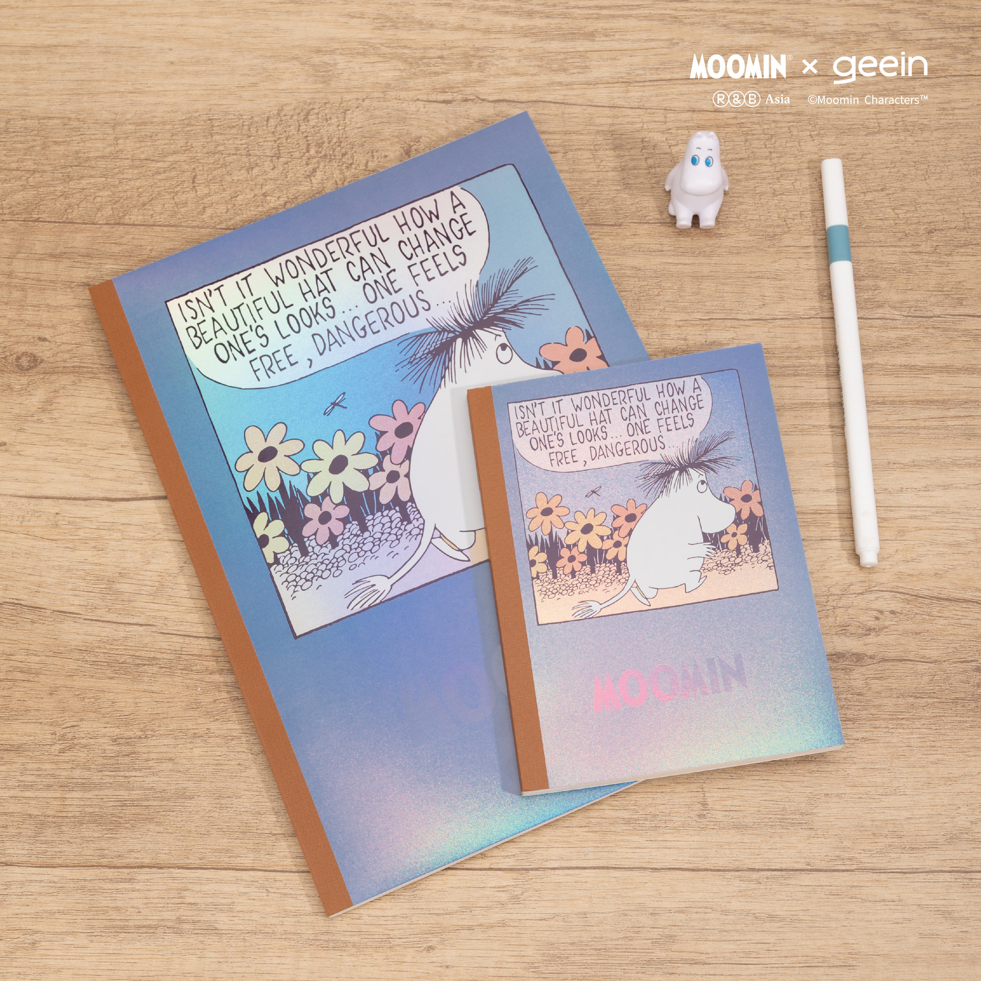 姆明moomin B5学生记事本课堂笔记随笔本子A6便携记事本子笔记本