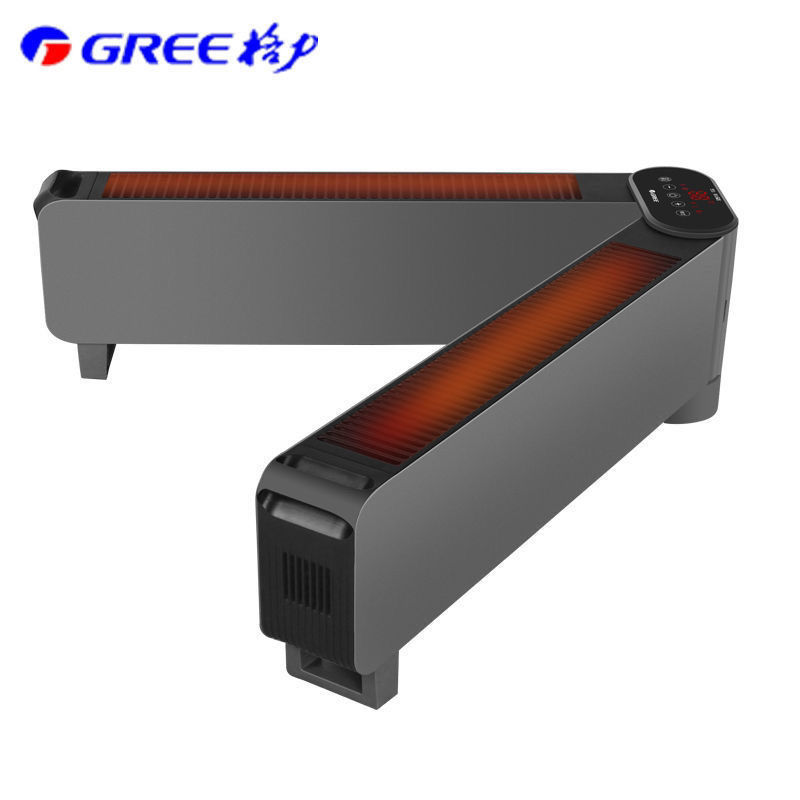 格力取暖器踢脚线家用电暖器地暖式折叠暖风机浴室NDJD-X6021B