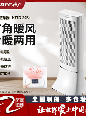 格力大松电暖器NTFD-20BA/X6020Bb暖风机家用办公室摇头定时定温