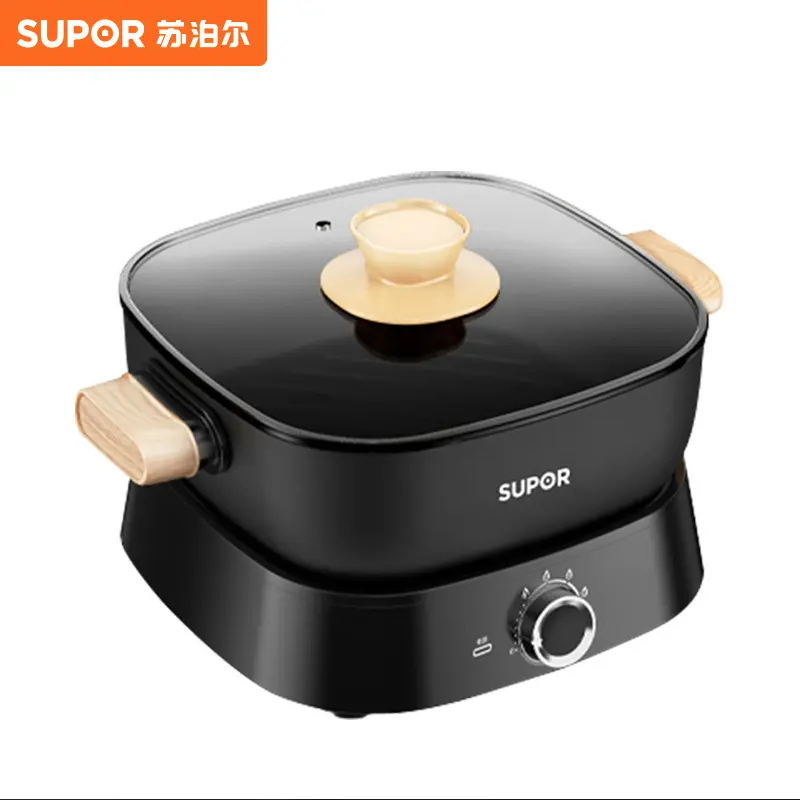 苏泊尔电火锅5升鸳鸯锅多用途锅分体式不粘锅电热锅 H2727FK822Y