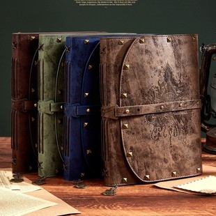 正版哈利波特涂鸦手账本DIY死亡圣器笔记本霍格沃茨记事本礼物