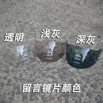 现货VELDT碳纤维头盔镜片螺丝防雾贴下巴配件