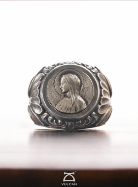 伏尔甘925纯银复古文艺手工镶嵌