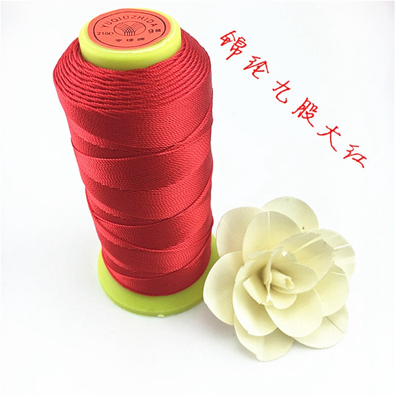 Red Red rope Ply yarn Tower Line Nylon line manual weave Material Science Jade Line Pendant Lanyard Chinese knot Bracelet Linein the Accessories/Fashion Jewelry,  DIY Fitting , Line  category - from Buy2taobao.com to provide professional Taobao agent buy service