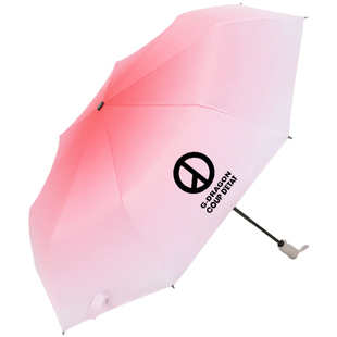 权志龙bigbang GD韩国明星周边晴雨伞太阳伞遮阳伞折叠黑胶伞