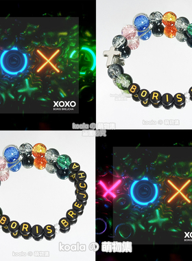 电音节kandi手串鲍里斯布雷查Boris Brejcha丑皇XOXO单曲专辑手链