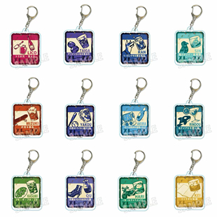 【日谷现货】黑星剧场blackstar 复古标志亚克力钥匙扣周边谷子