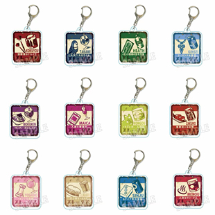 【日谷现货】黑星剧场blackstar 复古标志亚克力钥匙扣周边谷子