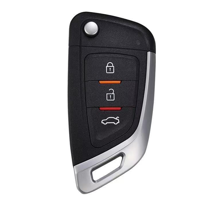 适用铁将军汽车遥控钥匙改装五菱大众起亚通用折叠外壳替换彩刀锋