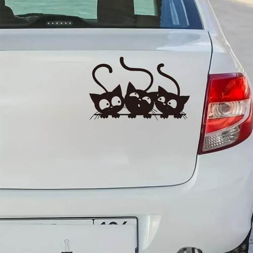 可爱的三只猫咪正在玩耍摆