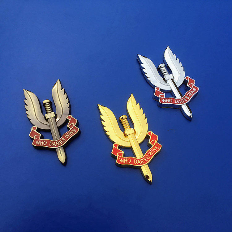 3d立体胜利徽章金属车贴后尾标车身装饰贴后车窗标玩家油箱盖贴标