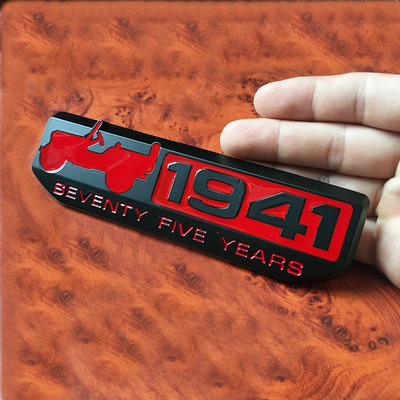 适用4X4车贴吉普JEEP牧马人指南者金属LIMITED限量四驱车标车身贴