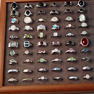 明天见ohh2024新款 食指 不规则锆石戒指女小众设计s925纯银感时尚