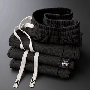 建筑工地工作服裤子男夏天冰丝干活穿的裤子夏季速干透气薄款宽松