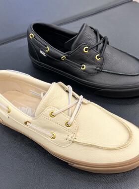 VANSEYELETBOAT皮质板鞋休闲鞋
