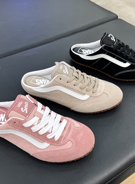 VANS Super Lowpro复古Mule半拖低帮男女休闲运动板鞋VN000EEWBA2