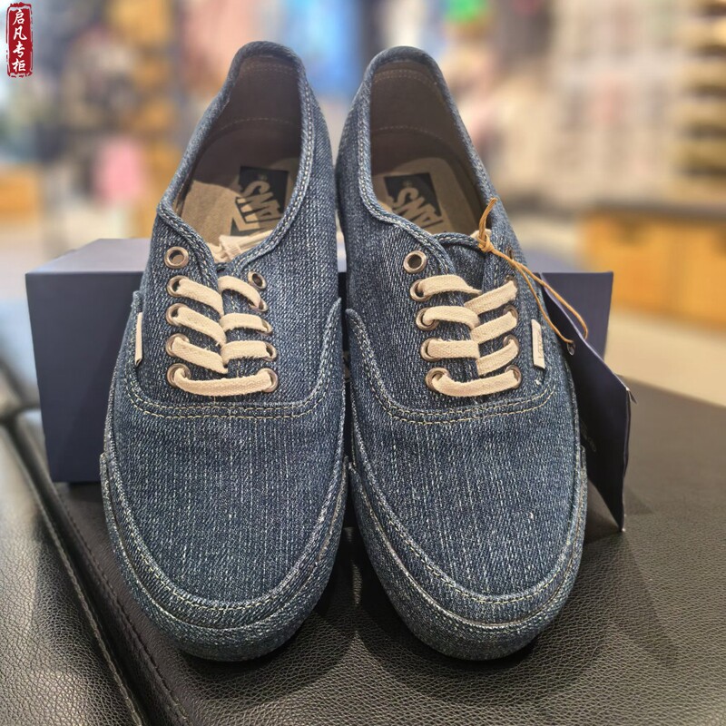 VANS牛仔布帆布鞋板鞋休闲鞋