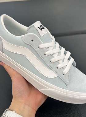 Vans范斯Vero LS水冰蓝色轻量复古女款休闲板鞋帆布鞋VN000VA3FOA