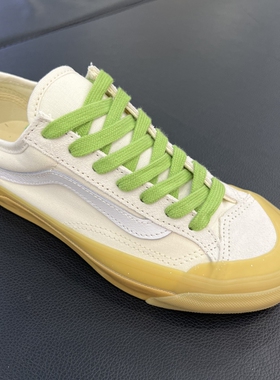 VANS范斯LX Old Skool 136米白色生胶底男女低帮板鞋VN000SHMDWN