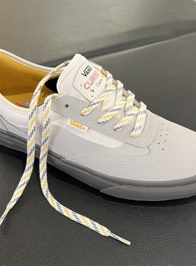 新款Vans Curren Caples灰色皮质低帮男女专业滑板鞋VN000D85GRY