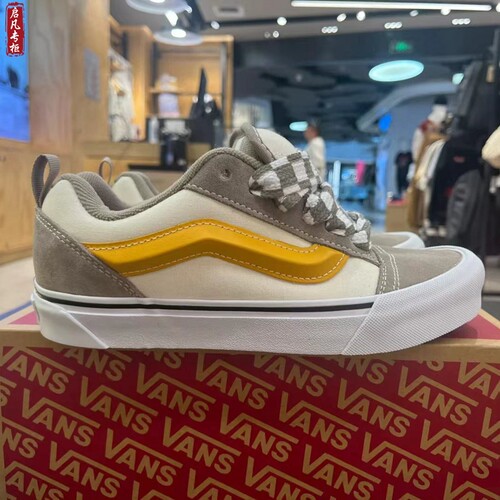 VANS面包鞋男女款低帮KNUSKOOL