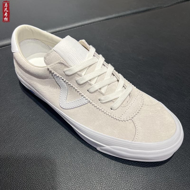 VANS白色经典复古低帮帆布板鞋