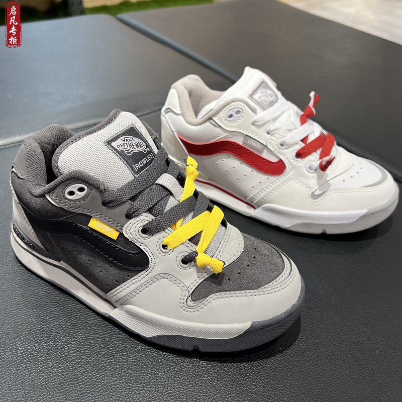 VANS范斯男女鞋红白色ROWLEYXLT