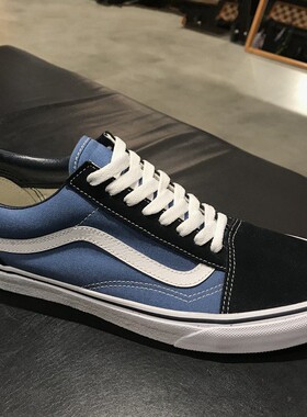 vans海军蓝低帮休闲鞋