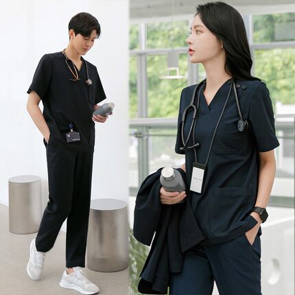 韩式医疗整形医院牙科宠物医院诊所男女医生服护士服套装护理服