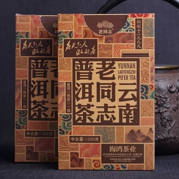 老同志办公出差便携100g简装茶业
