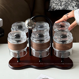 新中式玻璃杯子家用防烫隔热茶杯水壶套装喝水杯客厅家庭待客杯具