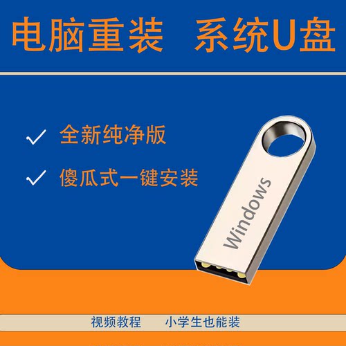 一键安装win10专业64位电脑重装系统u盘原版纯净windows11pe启动U