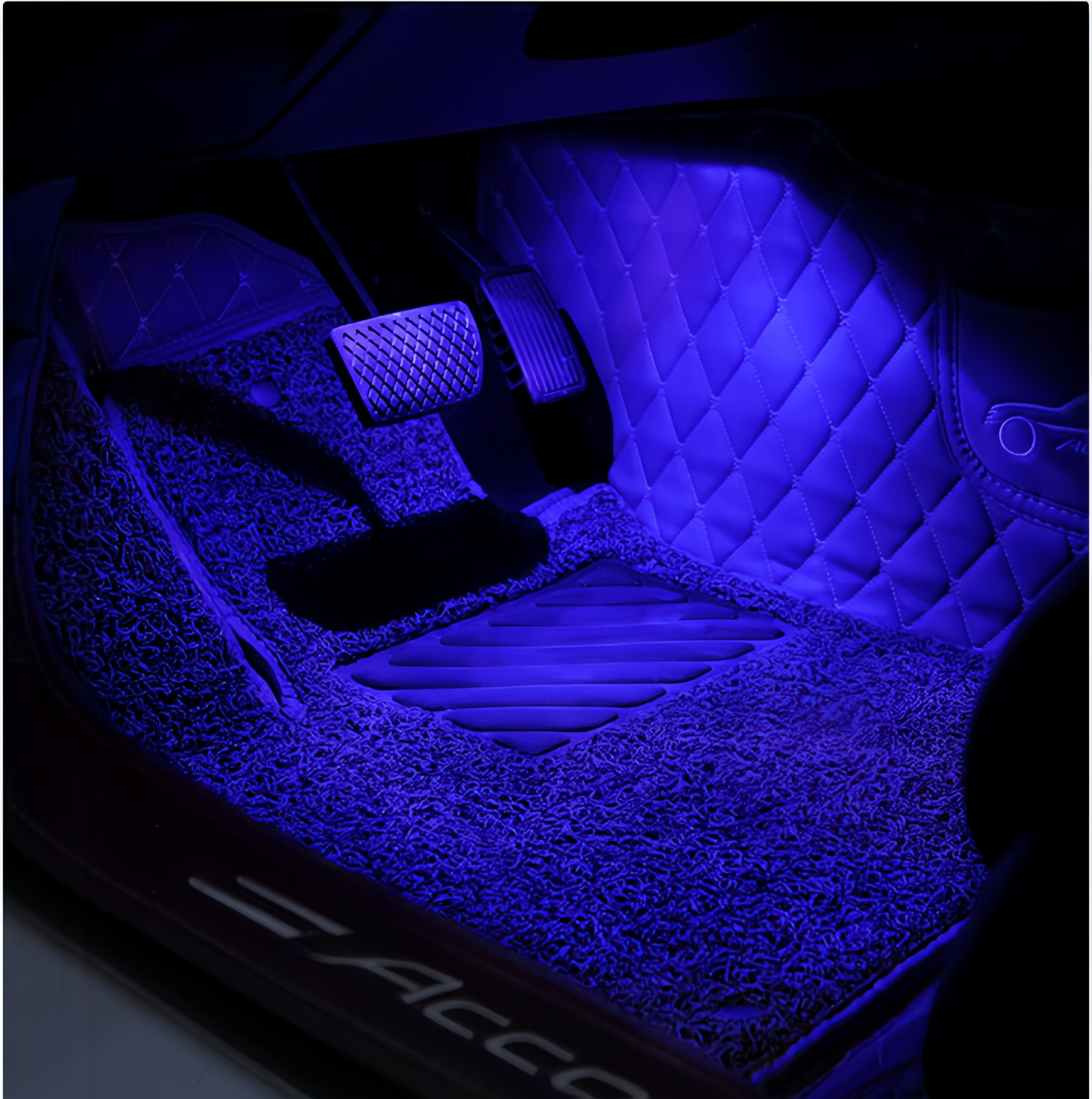 适用本田八代九代十代雅阁英仕派车内LED脚窝灯脚底灯氛围灯脚灯