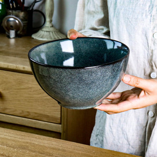 高颜值陶瓷碗家用菜碗汤面碗渐变色碗泡菜碗烧烤碗甜品碗日用餐具