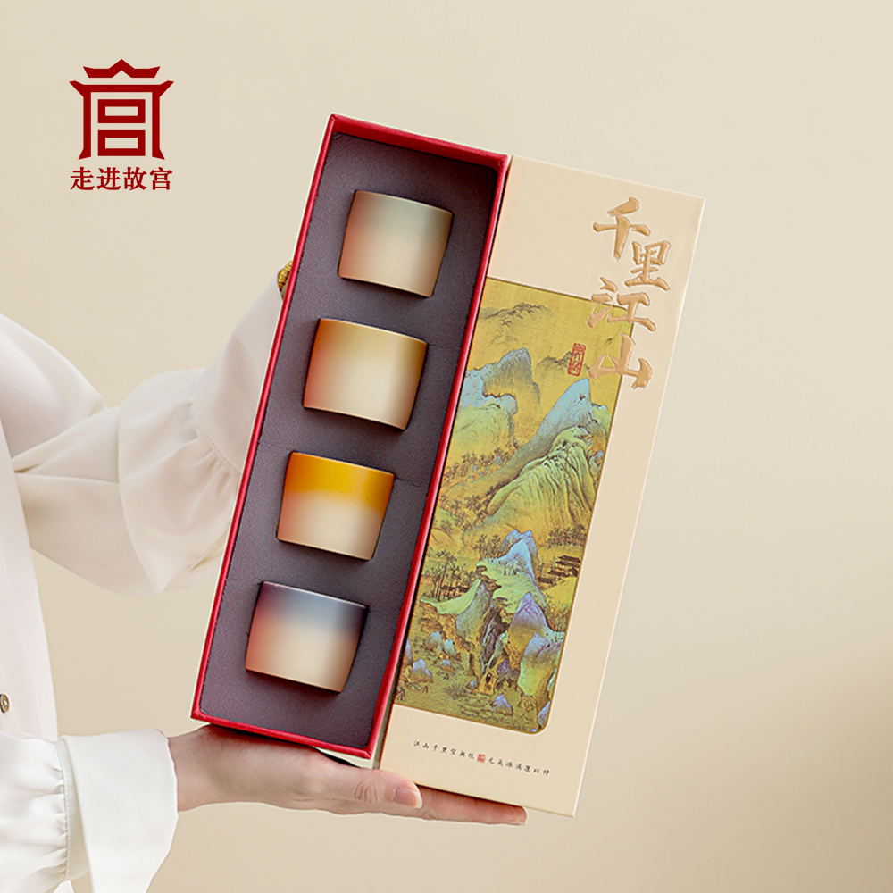 国潮文创茶杯套装礼盒实用伴手礼