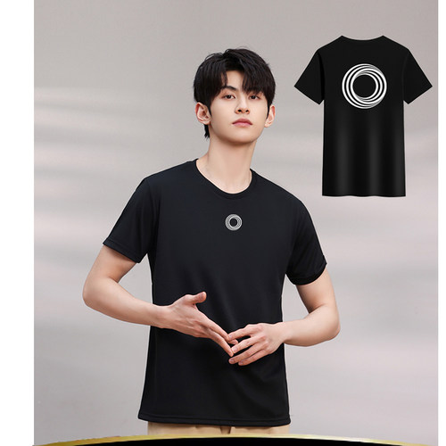 丝域养发短袖工作服定制养发馆理发头疗店纯棉圆领T恤工装印logo