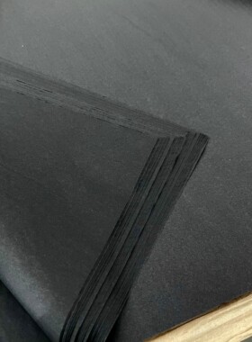 17g全开优质黑色拷贝纸雪梨纸水果服装鞋包花礼品包装纸78*108cm