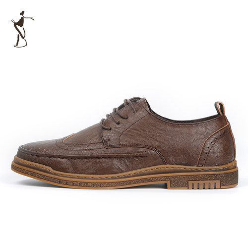 才子男鞋真皮爆款小皮鞋