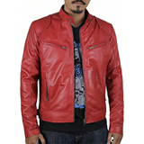 2025新款pu皮衣男短款修身机车夹克外套翻领DM31特P55，男装夹克，星座1217-2