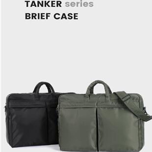 日系潮牌TANKER BRIEFCASE休闲通勤手提商务公文包单肩斜挎电脑包