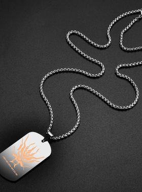 明日周边项链 方舟游戏吊坠挂牌 动漫二次元男女金属脖子挂件装饰